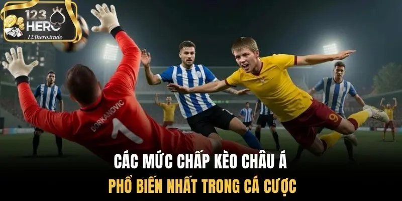 Các mức chấp kèo châu á phổ biến nhất trong cá cược