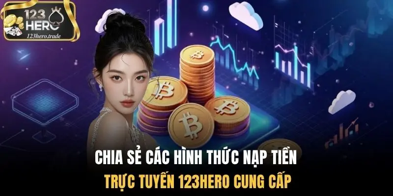 Chia sẻ các hình thức nạp tiền trực tuyến 123Hero cung cấp