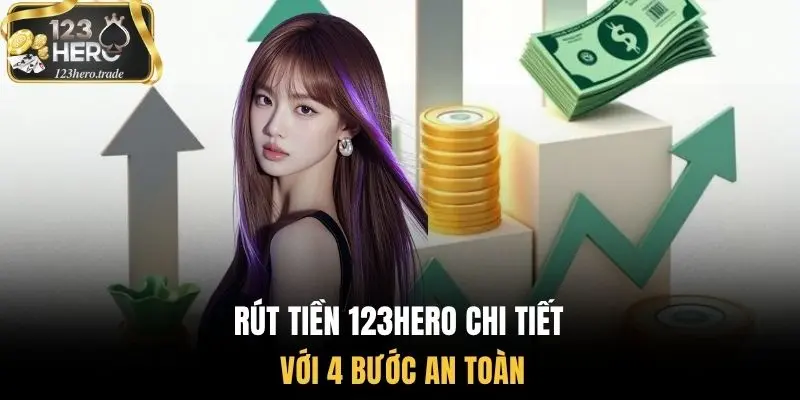 Rút tiền 123Hero chi tiết với 4 bước an toàn