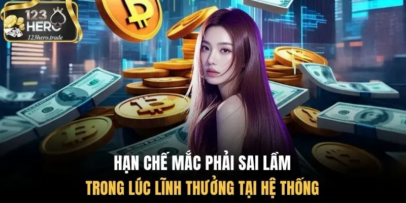 Hạn chế mắc phải sai lầm trong lúc lĩnh thưởng tại hệ thống