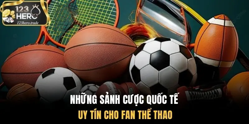 Những sảnh cược quốc tế uy tín cho fan thể thao