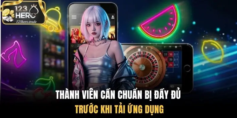 Thành viên cần chuẩn bị đầy đủ trước khi tải ứng dụng